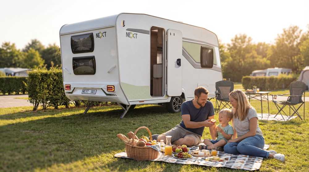 Fendt NEXT 381: Kompakter Familien-Caravan Flexibilität und Komfort